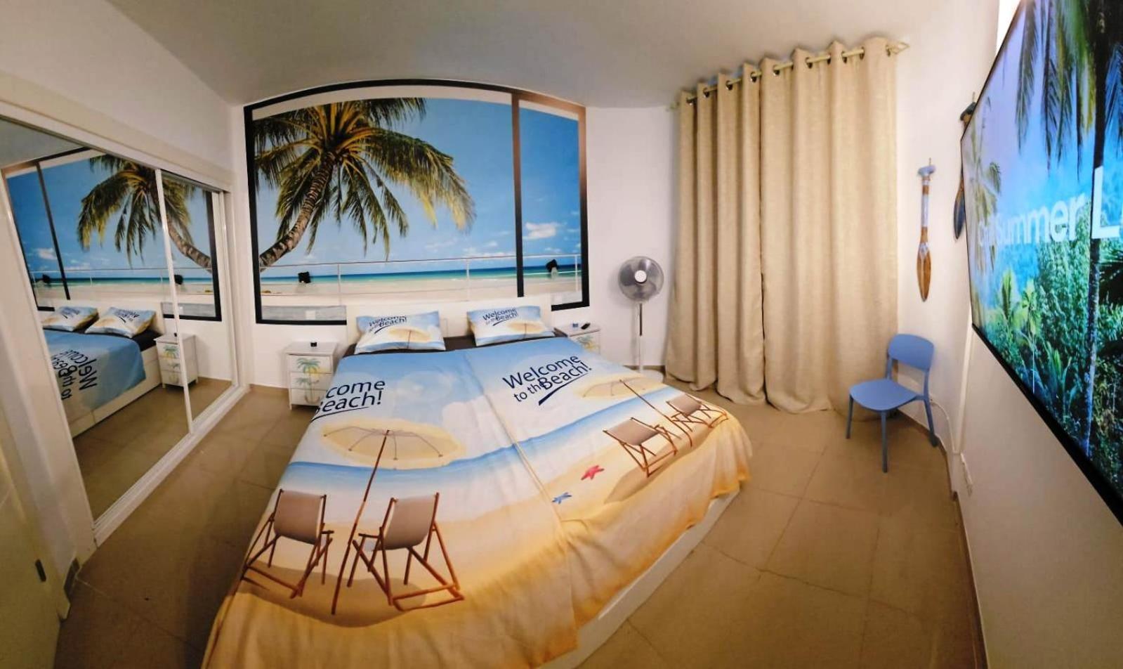 Blue Bay Paradise - Beach Front Apartment With Sea View Playa Paraiso  Buitenkant foto