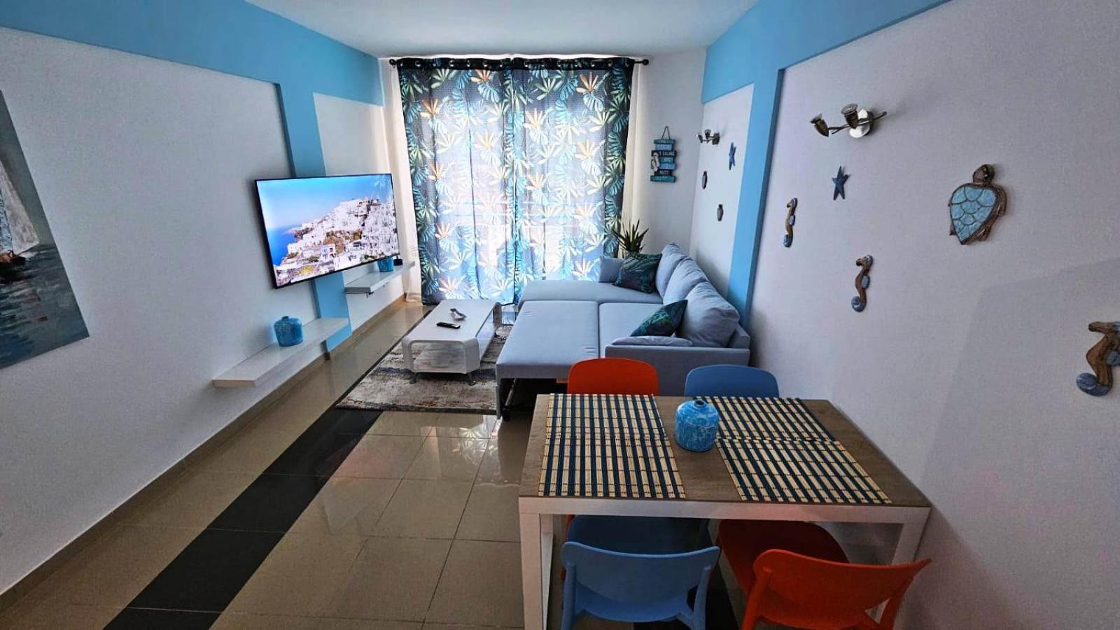 Blue Bay Paradise - Beach Front Apartment With Sea View Playa Paraiso  Buitenkant foto